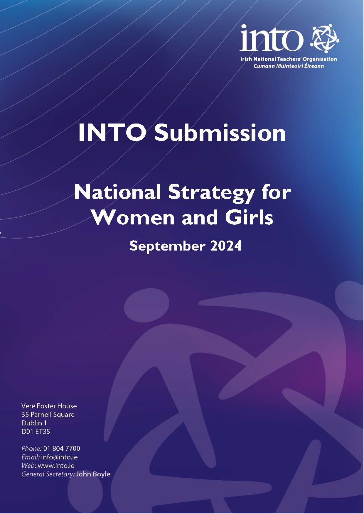 INTO Submission – National Strategy on Women and Girls